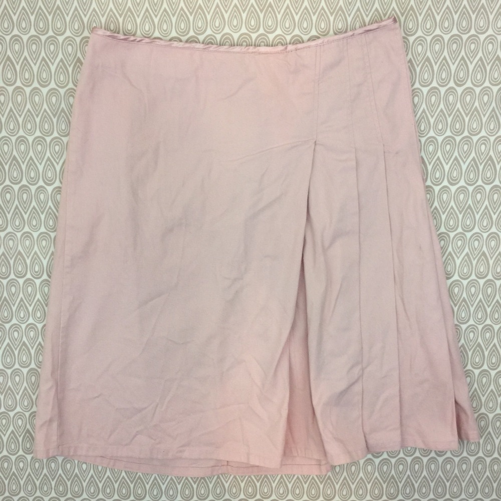 Venezia Woman's Pink Pleated Skirt Size 16 E17